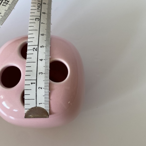 VINTAGE MCM pink toothbrush holder - Picture 10 of 10